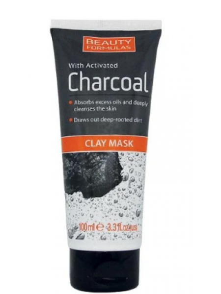 Маска с углем и глиной Beauty Formulas Charcoal 100 мл