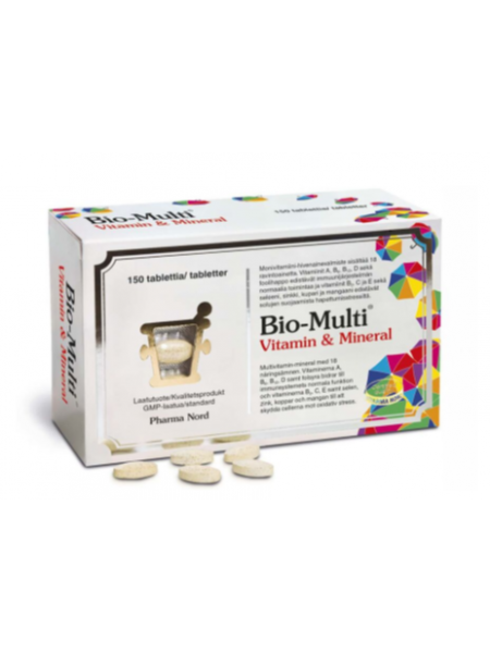 Универсальный мультивитаминно-минеральный препарат BIO-MULTI VITAMIN & MINERAL 150 шт