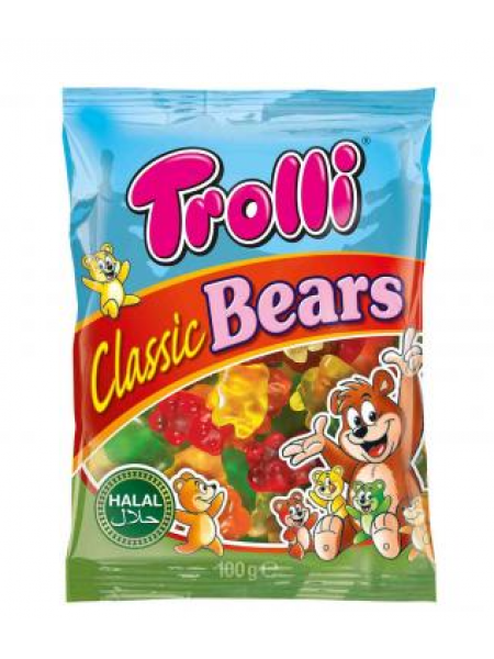 Жевательные конфеты мишки Trolli Classic Bears 100 г