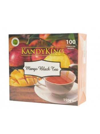 Чай черный с манго Kandy King 100шт в пакетиках