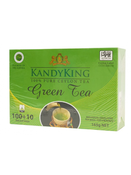 Зеленый чай в пакетиках Kandy King 1,5г х 110шт