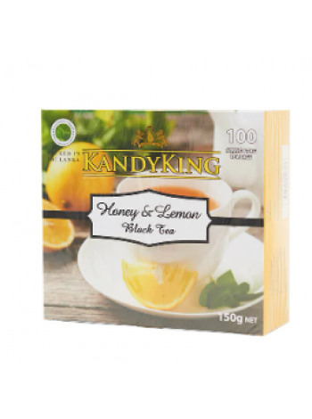 Чай в пакетиках Kandy King Tea Honey / Lemon 100шт х 1,5 г