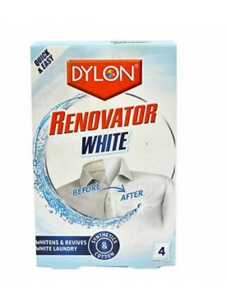 Салфетки для отбеливания и удаления пятен Dylon Renovator White 4шт по 25г 