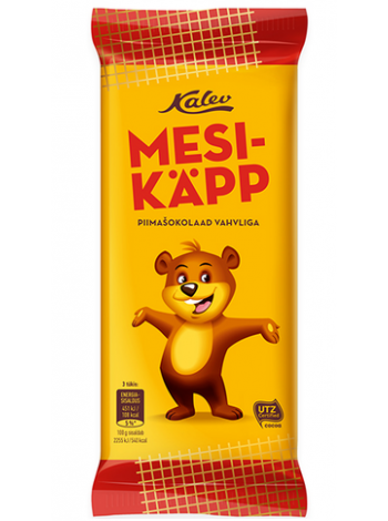Молочный шоколад Kalev Mesikäpp 100г