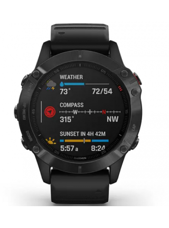 Спортивные часы Garmin Fenix ​​6 Pro черный / серый