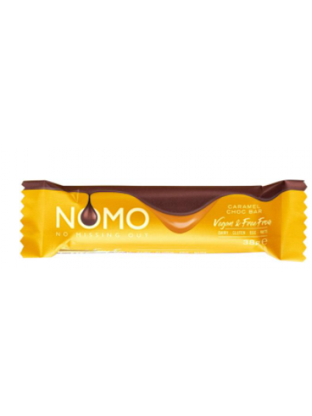 Шоколадный батончик Nomo Vegan & Free From Caramel Light Cocoa Candy 38г для веганов