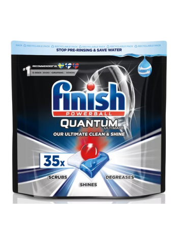 Таблетки для посудомоечной машины Finish Quantum Ultimate 35таб