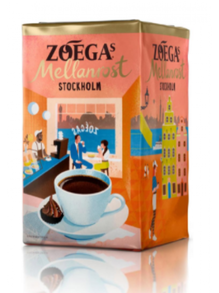 Кофе молотый Zoégas Stockholm 450г Стокгольм средней обжарки