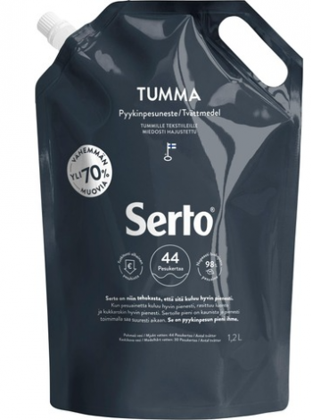 Жидкий порошок Serto Tumma 1,2л для стирки темного белья
