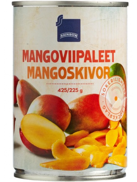 Ломтики манго в сахарном сиропе Rainbow 425/225 г
