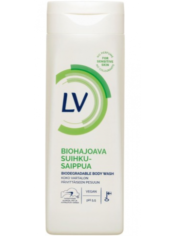 Биоразлагаемое мыло для душа LV Biohajoava suihkusaippua 250мл
