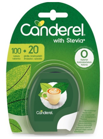 Подсластитель Canderel Stevia 120шт