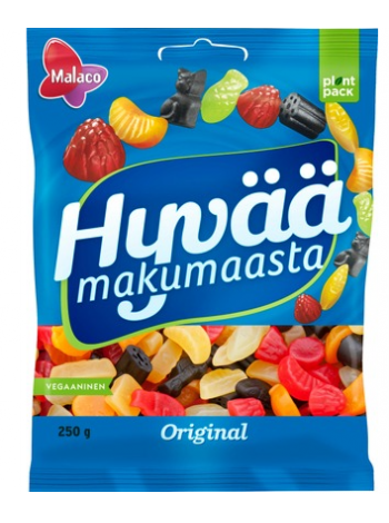 Оригинальный микс конфет Malaco Hyvää Makumaasta 250г