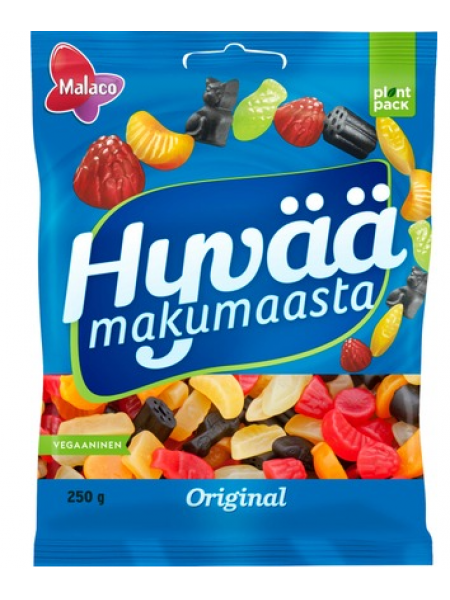 Оригинальный микс конфет Malaco Hyvää Makumaasta 250г