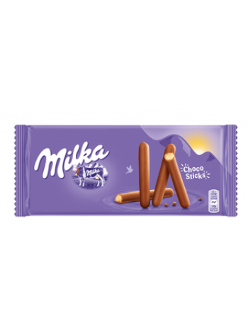Печенье Milka Lilastick с молочным шоколадом 122г
