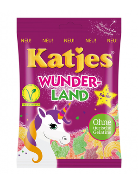 Жевательные конфеты Katjes Wunderland 200г