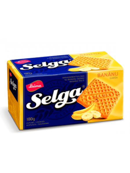 Печенье со вкусом банана SELGA 180г