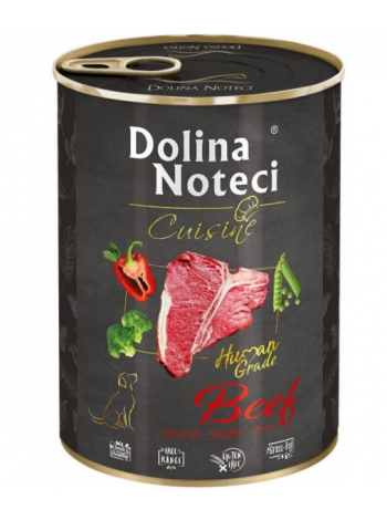 Консервы для собак DOLINA NOTECI Cuisine beef 400г говядина 