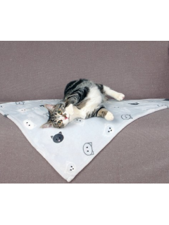 Плед для кошки Trixie Kassi tekk Mimi blanket 70x50см серый