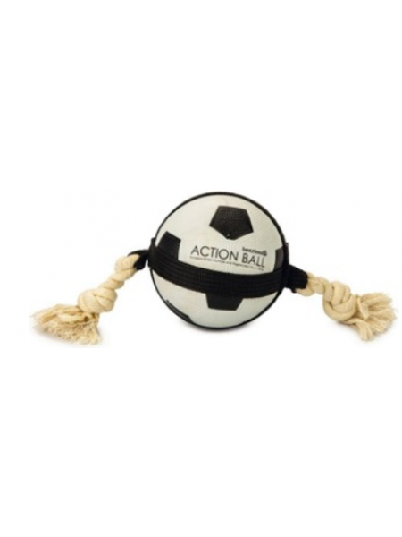 Мячик с веревками Beeztees Action Ball Jalkapallo 12,5см