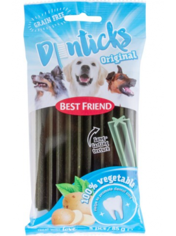 Жевательные палочки для собак Best Friend Denticks Viljaton Purutikku 5шт 85г