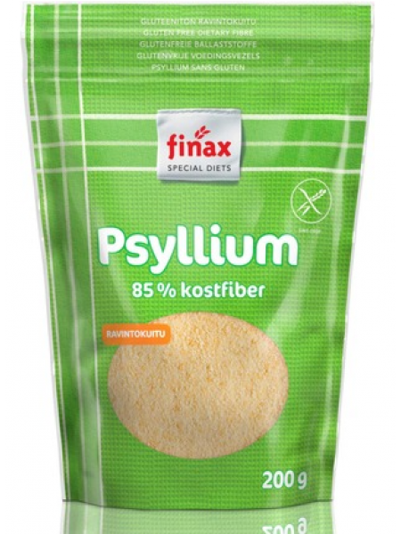 Пищевые волокна псиллиума Finax Psyllium Gluteeniton Ravintokuitu 200г