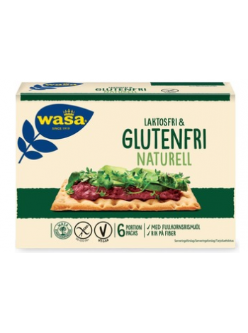 Хлебцы без глютена и лактозы Wasa Glutenfri Naturell 240г