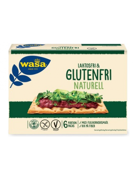 Хлебцы без глютена и лактозы Wasa Glutenfri Naturell 240г