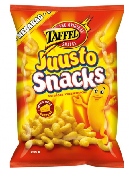 Кукурузные палочки с сыром Taffel Juusto snacks 235г