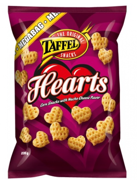 Кукурузные сердечки с приправами Taffel Hearts 235г