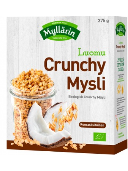 Органические хрустящие мюсли Myllärin Crunchy Mysli 375г