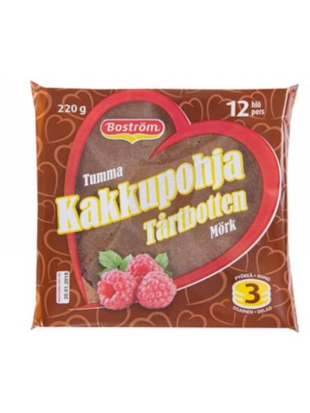 Основа для торта с какао E. Boström Tumma Kakkupohja 220г