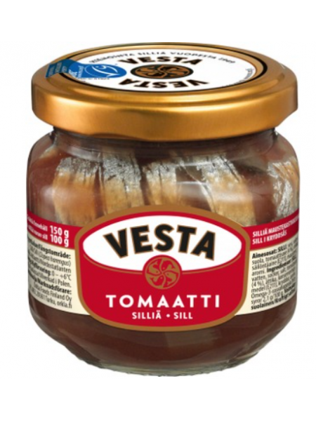 Селедка в томатном соусе Vesta Msc Silliä Tomaattikastikkeessa 150/100г