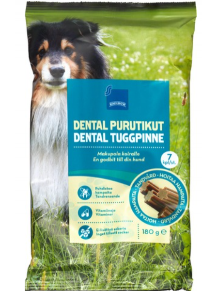 Лакомство для собак для чистки зубов Rainbow Dental Purutikut 7 шт 180г