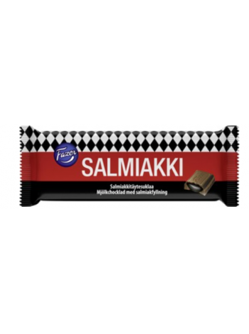 Шоколадный батончик Fazer Salmiakki 100 г