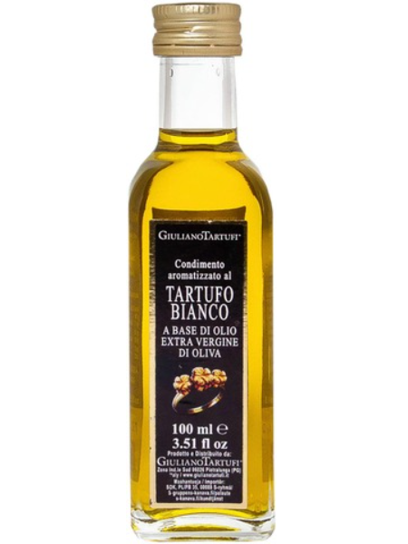 Оливковое масло первого холодного отжима с ароматом белого трюфеля Giuliano Extra-Neitsytoliiviöljy Valkoinen Tryffeli 92г