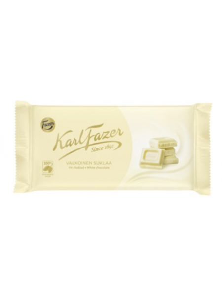Плитка белого шоколада Karl Fazer 131 г