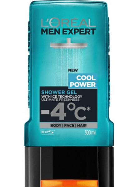Гель для душа L'oréal Paris Men Expert Cool Power Suihkugeeli 300мл