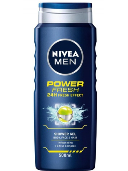 Гель для душа Nivea Men Power Refresh 500мл
