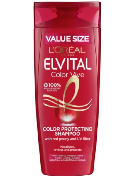 Шампунь для окрашенных и мелированных волос L'oréal Paris Elvital Color-Vive 400мл