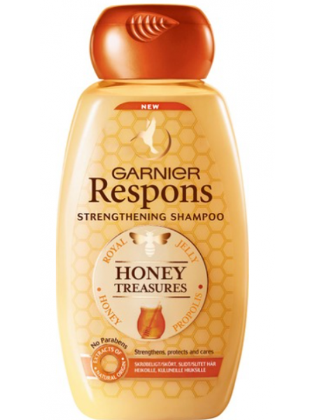 Укрепляющий шампунь для слабых волос Garnier Respons Honey Treasures 250мл