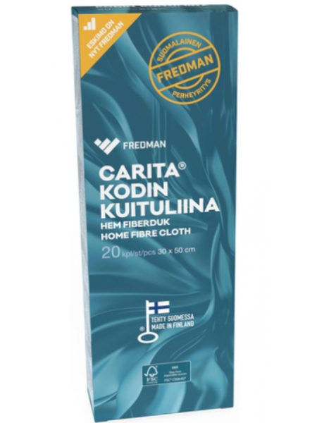 Тканевые салфетки для уборки Fredman Kodin Kuituliina 30X50см 20шт