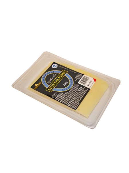 Сыр без лактозы Porlammin Mustaleima Emmentalviipaleet 150г в нарезке
