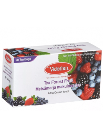 Чай в пакетиках Victorian чёрный с лесными ягодами 20шт	