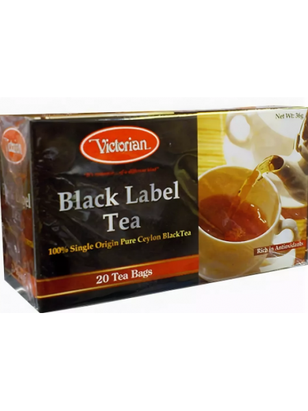 Чай чёрный цейлонский Victorian BLACK LABEL 20шт