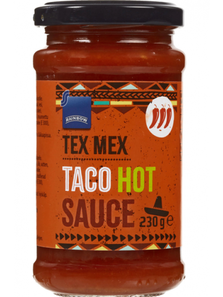 Томатно-мексиканский соус с халапеньо Rainbow Tex Mex Taco острый 230 г