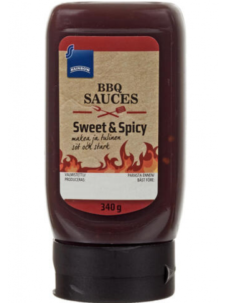 Соус сладко-острый для гриля Rainbow Bbq Sauces Sweet & Spicy 340г