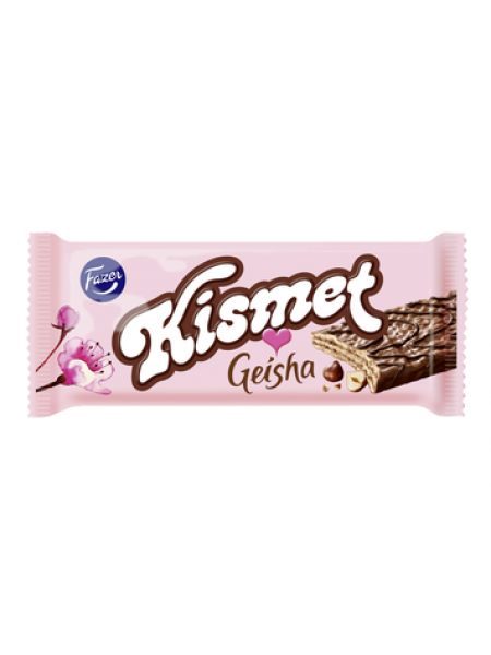 Вафли с молочным и темным шоколадом Fazer Kismet Geisha 41г