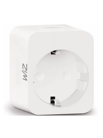 Розетка дистанционного управления WiZ Plug внутренняя белая Wi-Fi