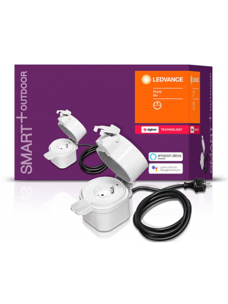 Розетка дистанционного управления Ledvance Smart + Outdoor Plug для наружного использования, IP44